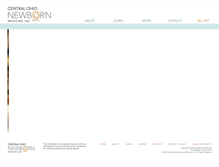Tablet Screenshot of centralohionewbornmedicine.com